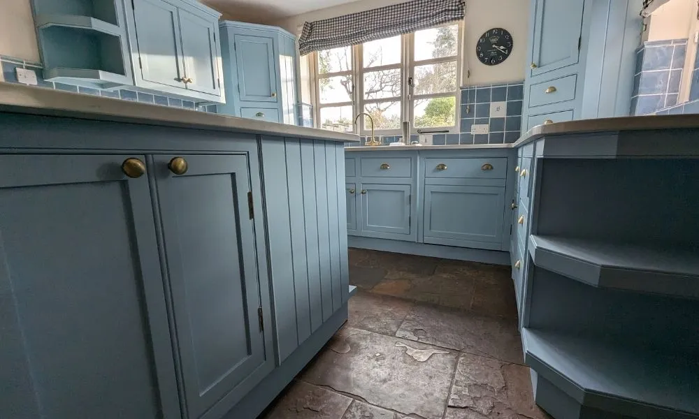 Kitchen Refurbishment Topsham - Baby Blue Cabinets - Kitchen Edit Kitchen Refurbishment Topsham - Baby Blue Cabinets - Kitchen Edit